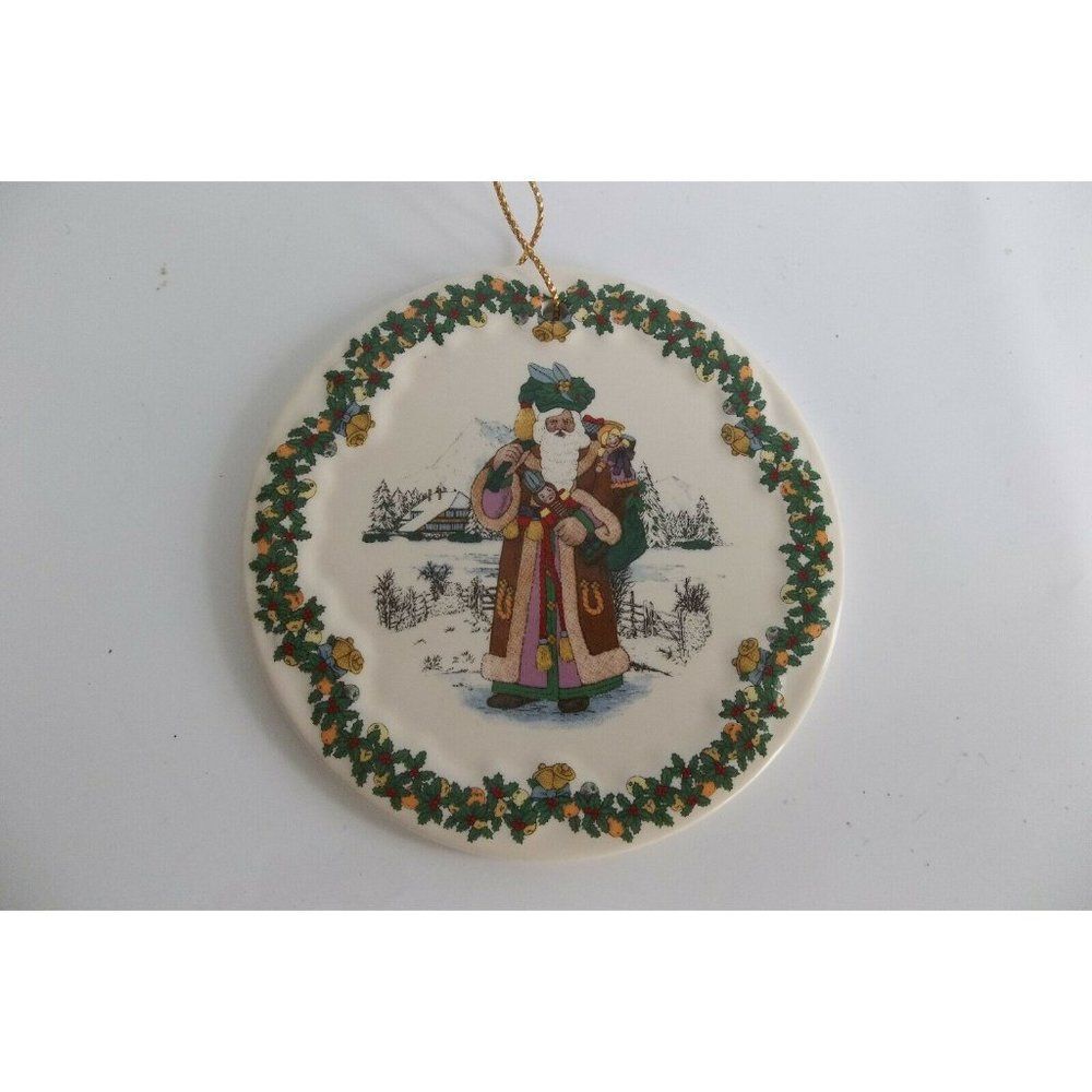 Spode German Santa Around the World Ornament